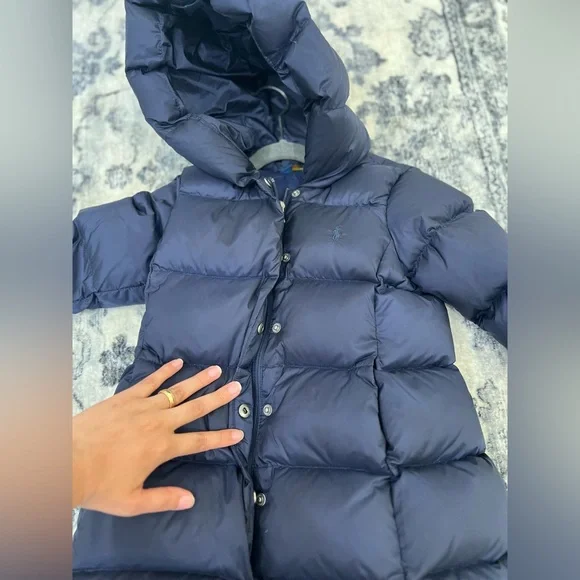 Polo by Ralph Lauren Long Hooded Down Jacket - Picture 3 of 9